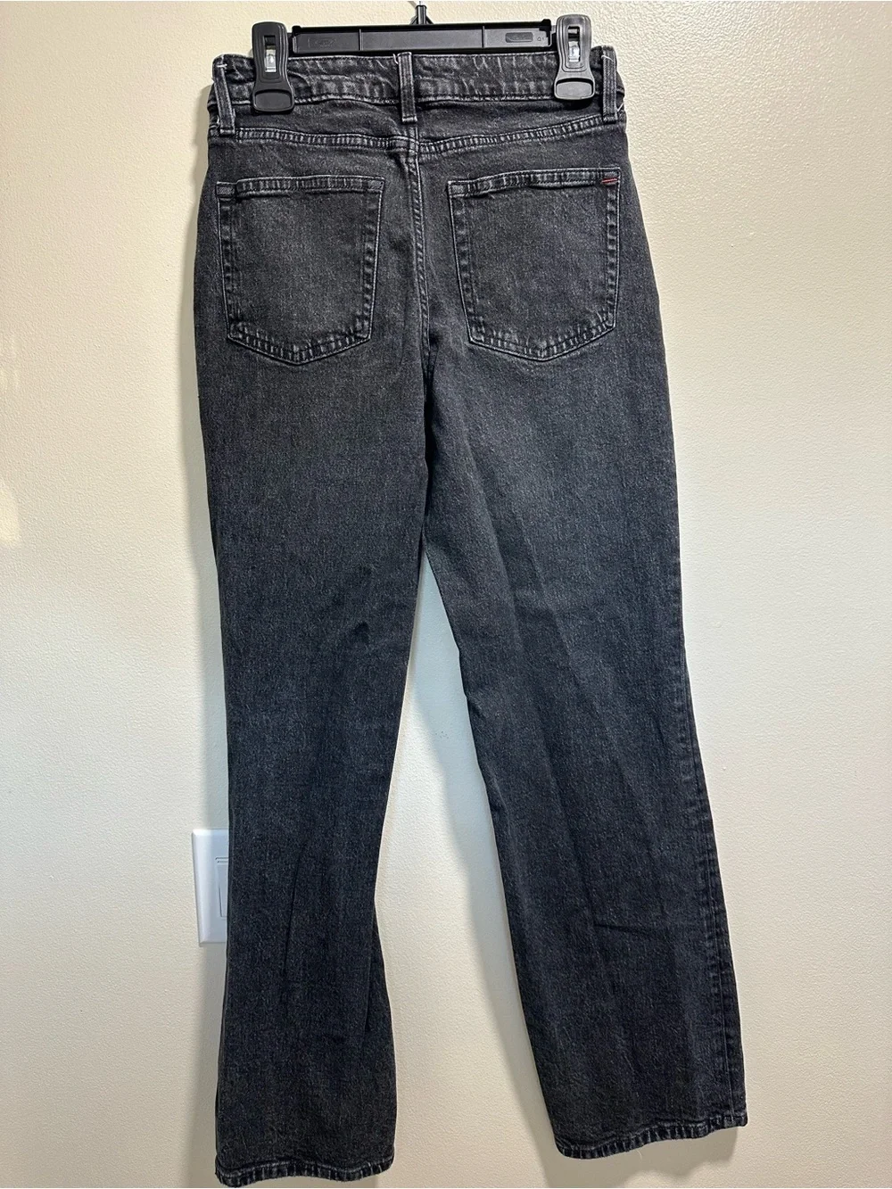 Maurices/Edgely Black Straight Leg High Rise Sparkly Jeans